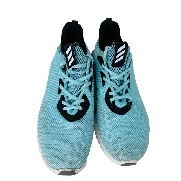 Adidas Alpha 3 Bounce‎ Running Shoes Sneakers B39429 Aqua Blue Womens Size 10 - Picture 5 of 11